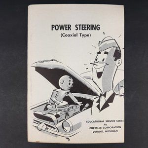 Vtg Chrysler Power Steering Service Pahmphlet